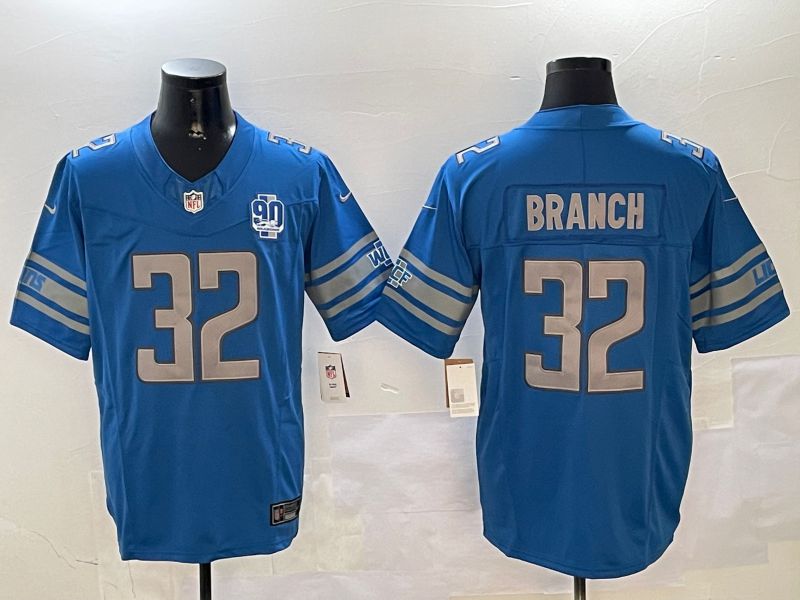 Men Detroit Lions #32 Branch Blue three generations 2024 Nike Limited NFL Jersey style 01022->detroit lions->NFL Jersey